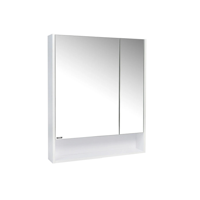 Зеркальный шкаф "Мальта" 70 правый/левый без света белый 134Х700Х850