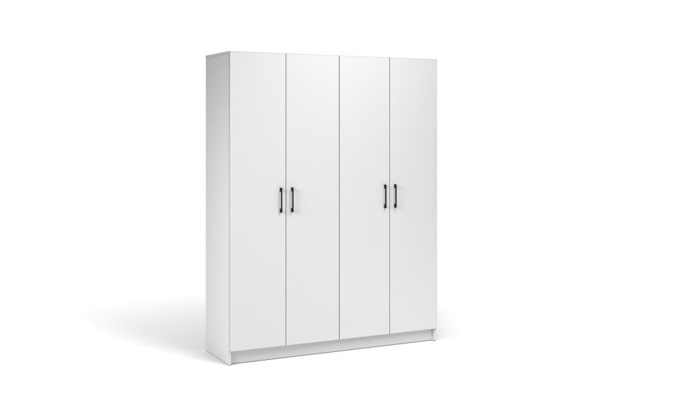 Шкаф "Чикаго вайт" 4-х дверный