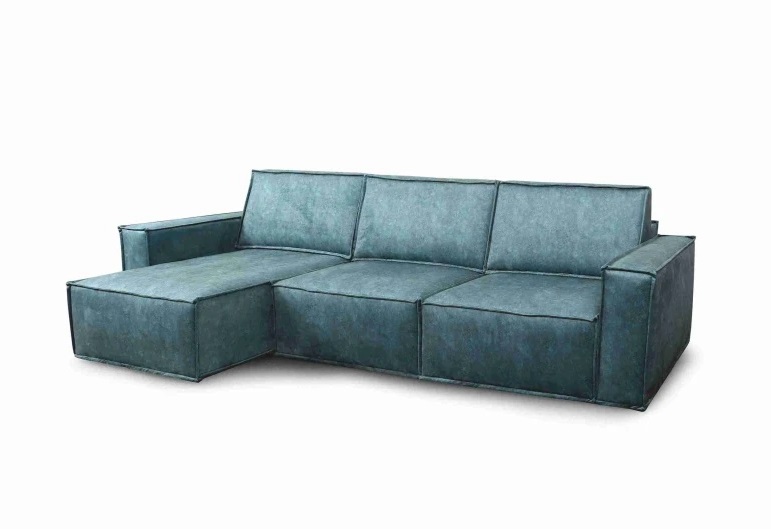 Диван-кровать угловой "Тулон 7" СТАНДАРТ Аликанте изумруд