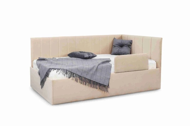 Кровать "Хеппи" СТАНДАРТ Мора бежевый Кровать "Хеппи" СТАНДАРТ Мора бежевый