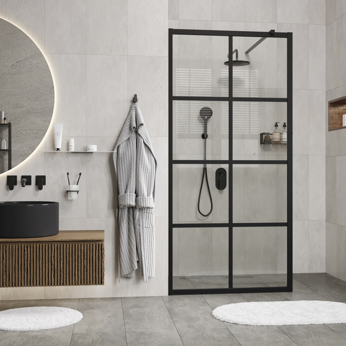 Душевая перегородка Wasserkraft "Glan 90" 66W39 Душевая перегородка Wasserkraft "Glan 90" 66W39