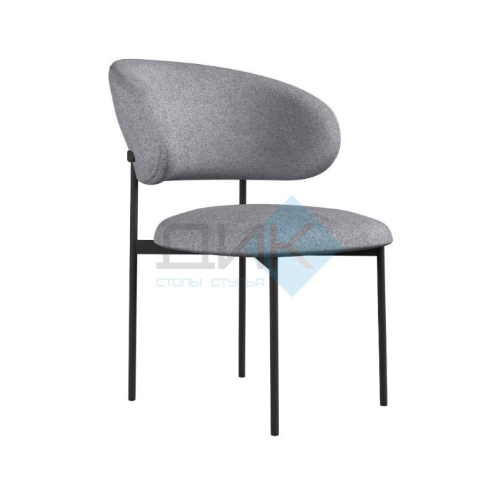 Стул DikLine 201 NS10 GREY, ножки черные