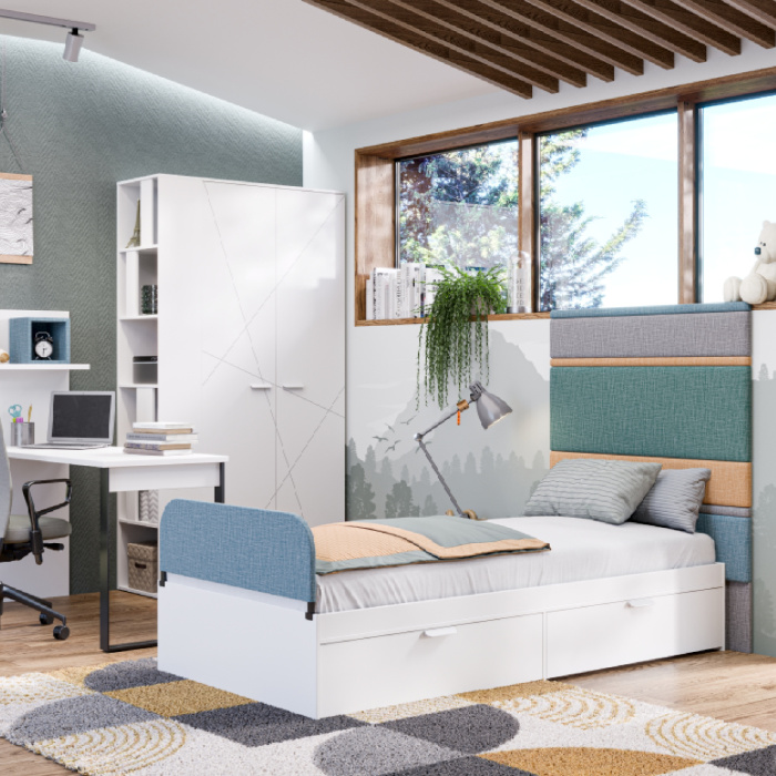 Кровать "Милтон" + тумба