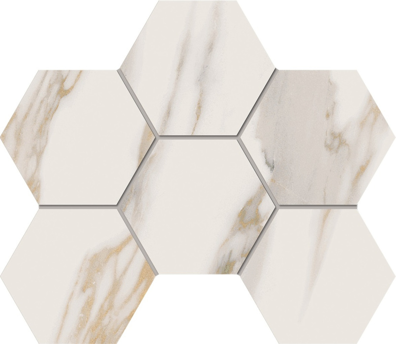 Мозаика Miramare RM 01 Неполированный Hexagon 25Х28,5