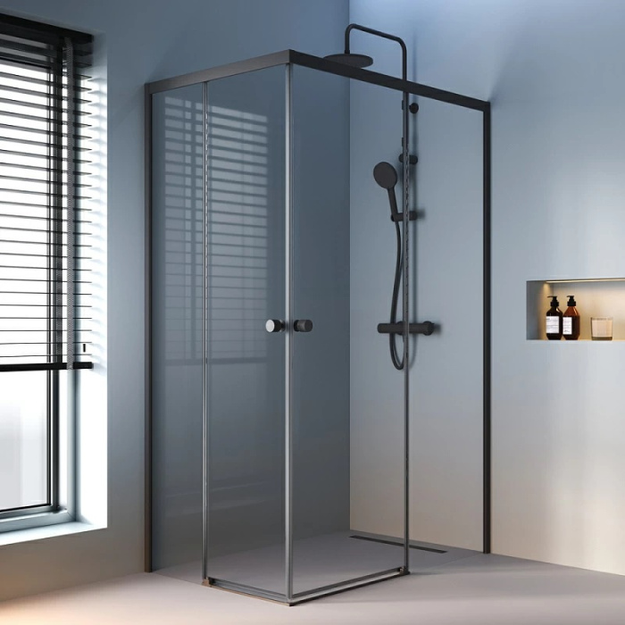 Душевое ограждение X-Joy Square "Slide" 120Х80