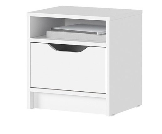 Тумба прикроватная ТБ 01 Руна Белый