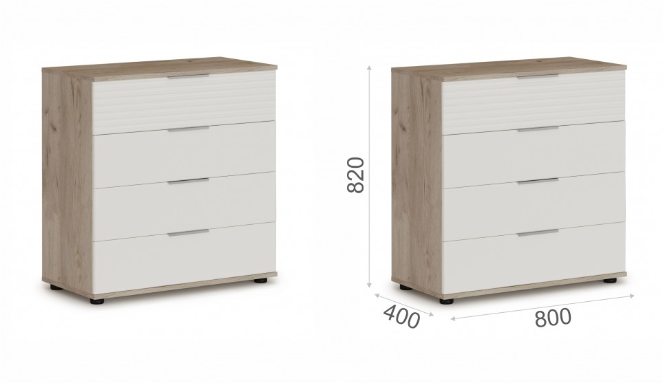 Комод "Джулия" 4 ящика 