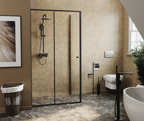 Душевой уголок Wasserkraft "Dill 100" 61S17 (прозрачное стекло)