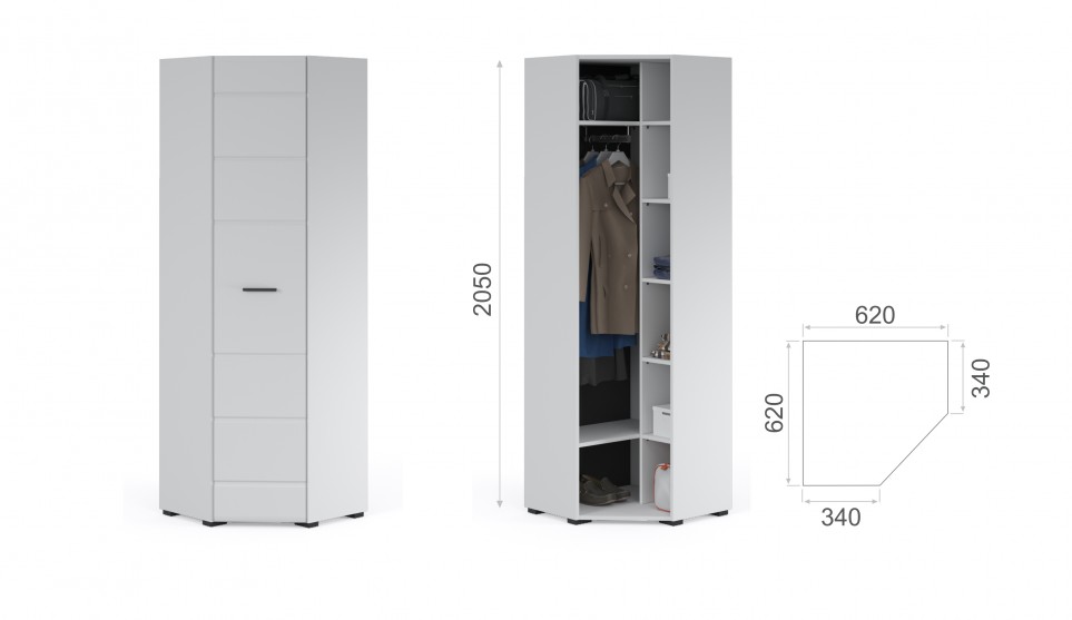 Шкаф угловой "Йорк" 