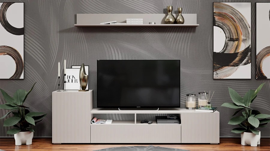 Гостиная «Сильвия» Тип 2 Кашемир, Кашемир сатин Гостиная «Сильвия» Тип 2 Кашемир, Кашемир сатин