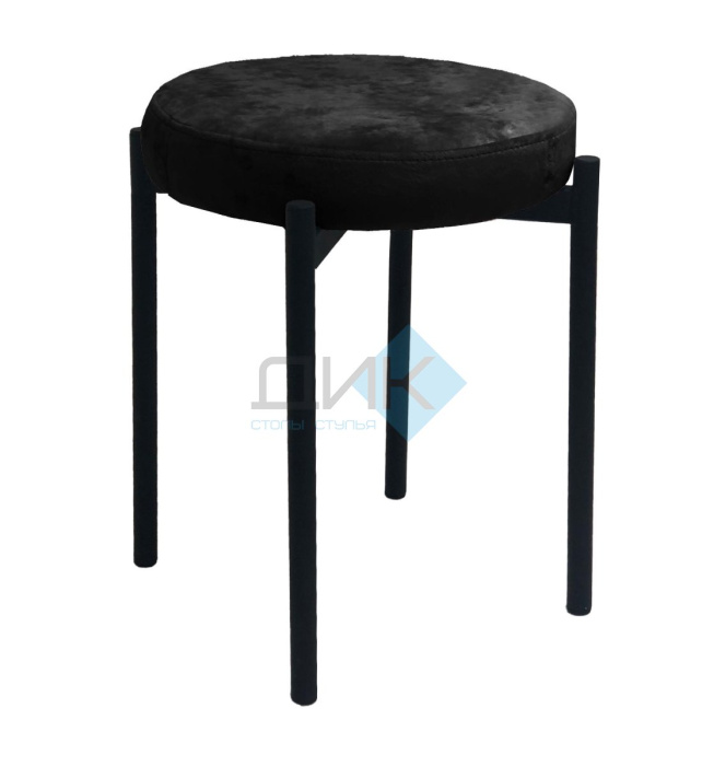 Табурет M DikLine, M18 черный, ножки черные