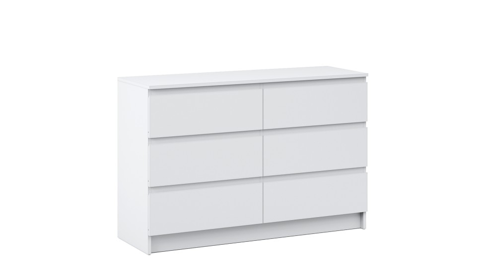 Комод "Оникс вайт" 6 ящиков Комод "Оникс вайт" 6 ящиков