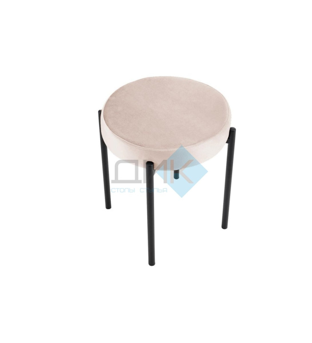 Табурет M DikLine, B03 BEIGE, ножки черные