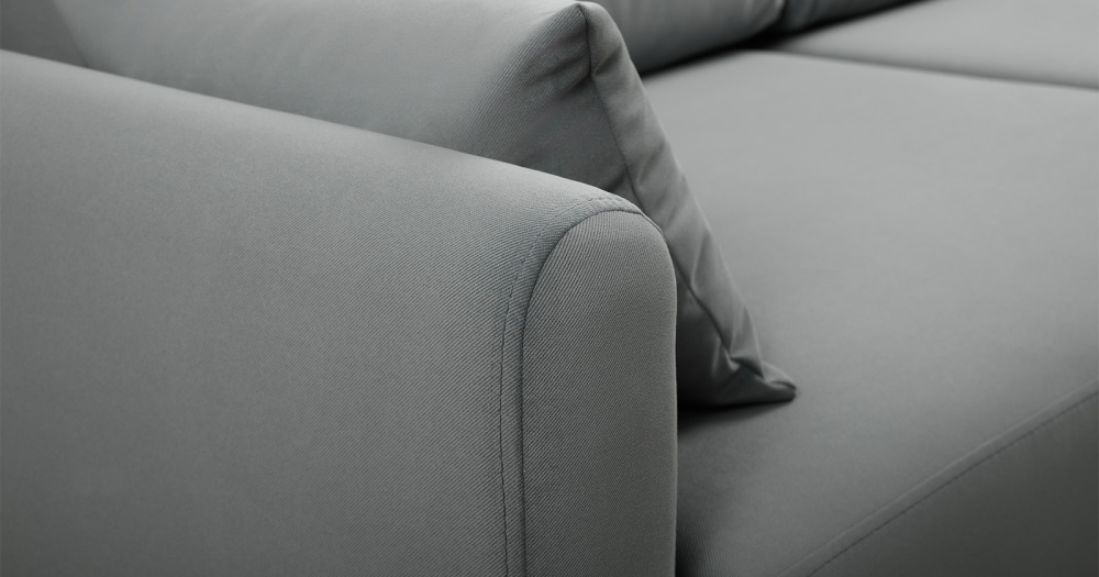 Диван "Барселона" ТД 673 Diagonal 995 (серо-голубой)