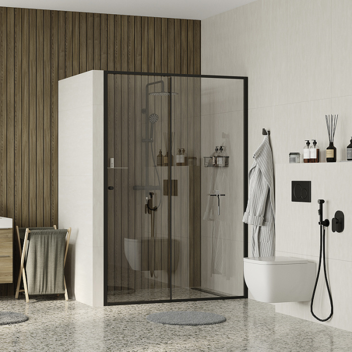 Душевая дверь WasserKRAFT "Dill" 120Х200 стекло прозрачное