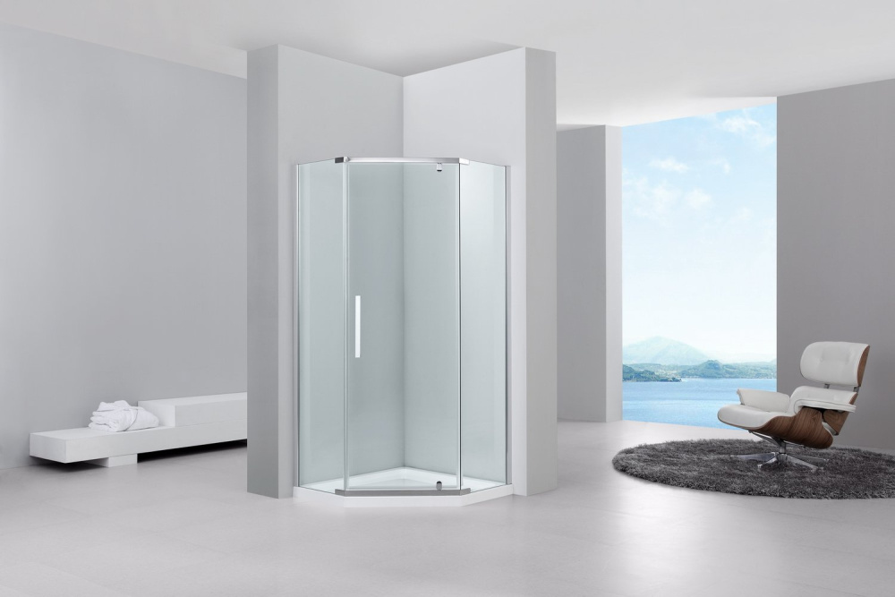 Душевое ограждение "Black&White" S305 (1000Х1000Х1950)