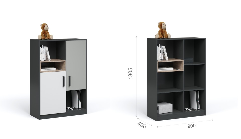 Комод высокий 90 "Квадро"  