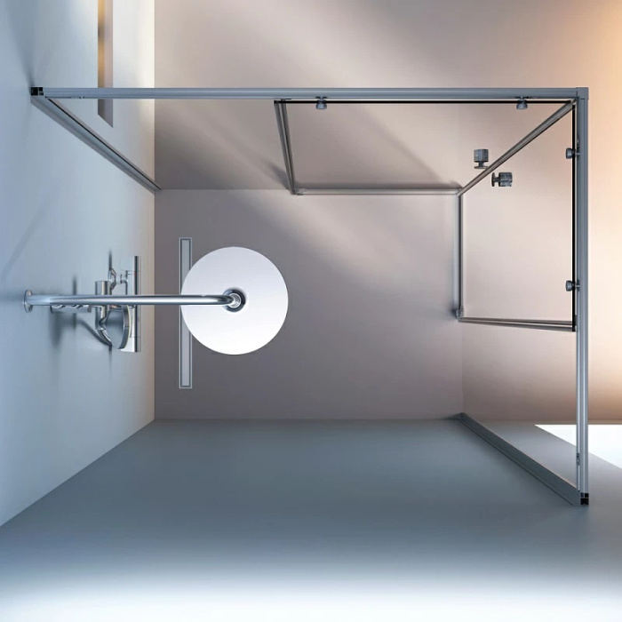 Душевое ограждение X-Joy "Square Slide" 120Х90