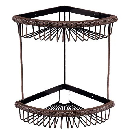 Двухэтажная угловая полкаLemark JASMINE LM6682ORB 