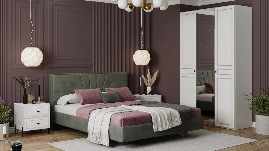 Спальный гарнитур «Пандора» №1 Белый