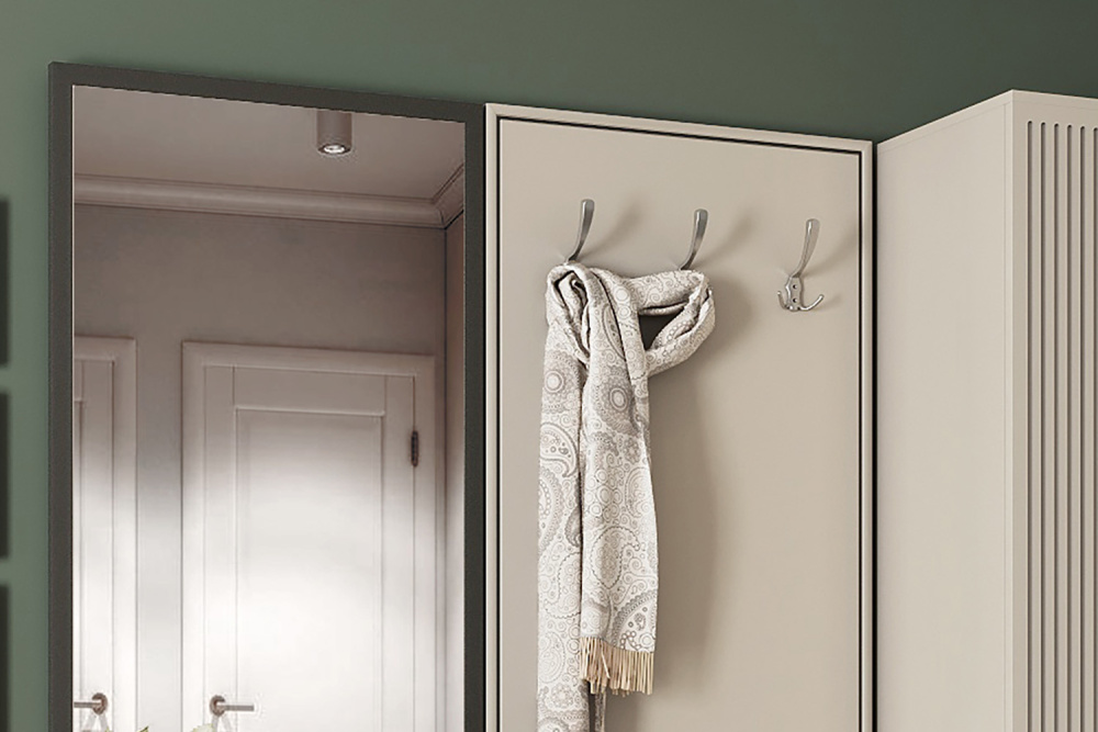 Прихожая "Хилтон" Кашемир серый