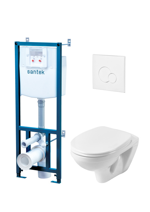 Инсталляция SANTEK Пэк "Бореаль" с подвесным унитазом Инсталляция SANTEK Пэк "Бореаль" с подвесным унитазом