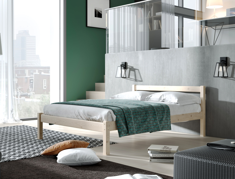 Кровать 1200 "Рино" с опорными брусками Кровать 1200 "Рино" с опорными брусками