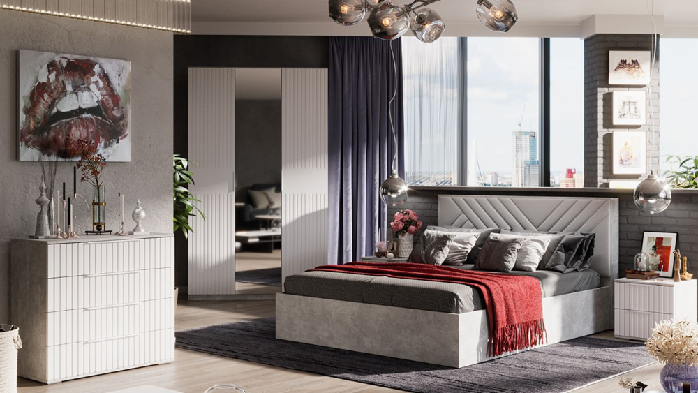 Спальный гарнитур «Хилтон» стандартный