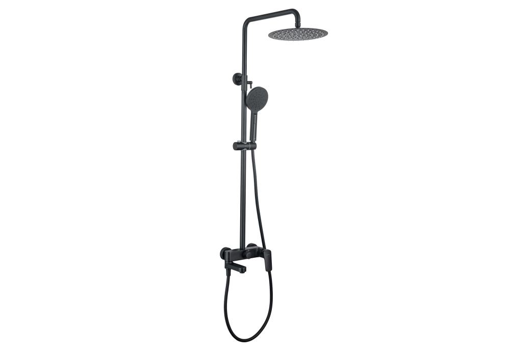 Душевая система "Aquatek" 250мм матовый черный AQ2040MB Душевая система "Aquatek" 250мм матовый черный AQ2040MB