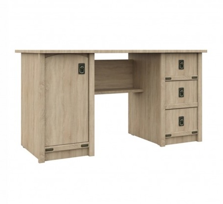 Стол письменный 3 ящика 1 дверь "Валенсия" 