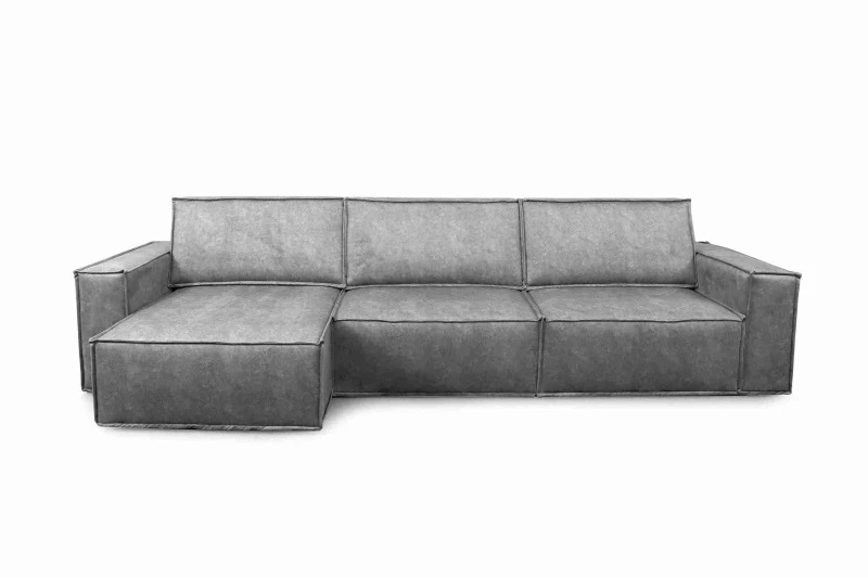 Диван-кровать угловой "Тулон 7" СТАНДАРТ Аликанте серый