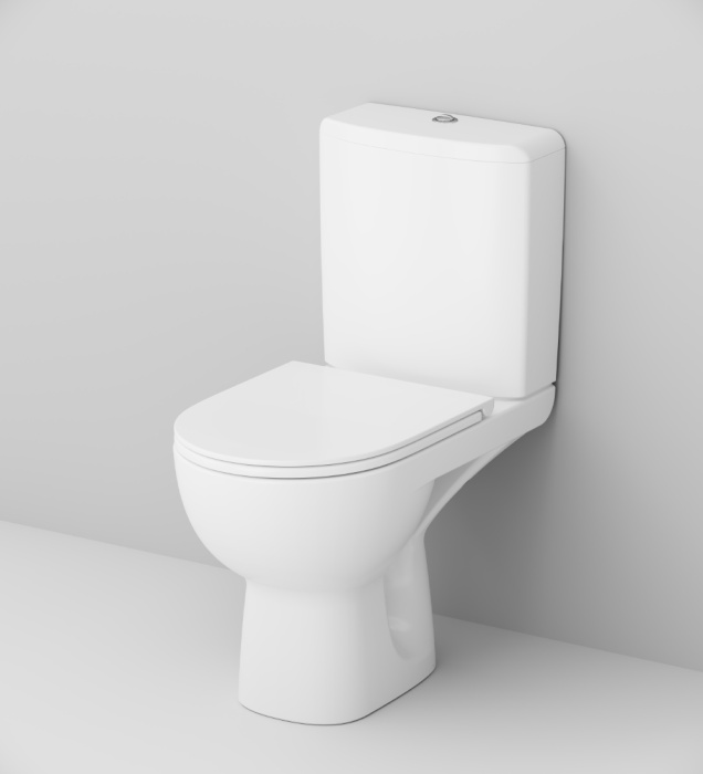 Унитаз-компакт с быстросъемным сиденьем микролифт AM.PM "Gem" C908607SC