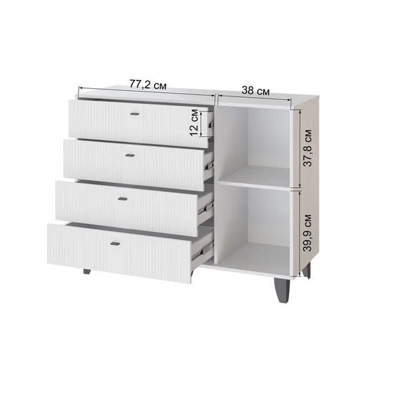 Комод Катрин - 13 Белый