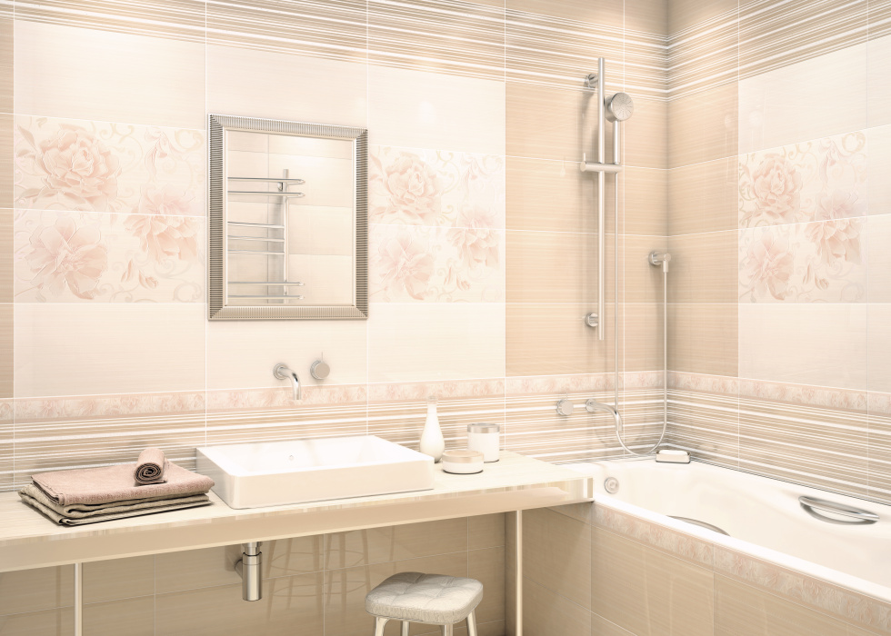 Плитка напольная "Lines Beige" 418Х418 FT3LNS11