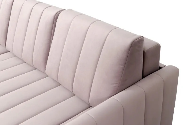 Угловой диван-кровать "Ларио" СТАНДАРТ Мора каппучино