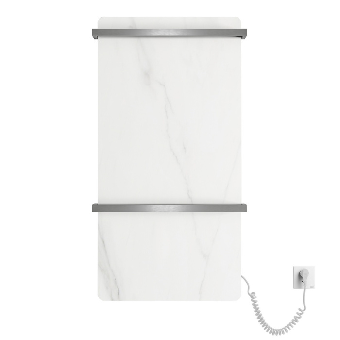 Полотенцесушитель электрический N-389ND N-389SW "Snow White" (810Х432Х57)