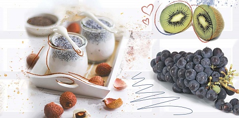 Декор "VOGUE" Morning 4 405Х201 Декор "VOGUE" Morning 4 405Х201