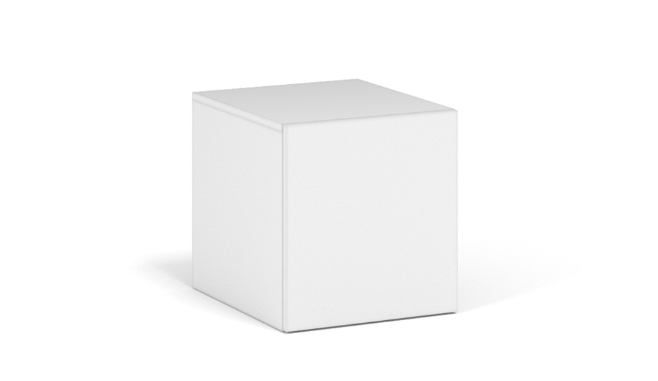 Антресоль "Чикаго вайт" 1 дверная