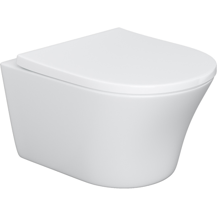 Унитаз подвесной Damixa "Skyline" с сиденьем Микролифт 365Х485Х400