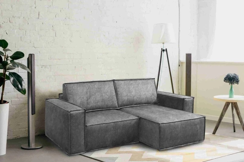 Диван-кровать угловой "Тулон 6" СТАНДАРТ Аликанте серый