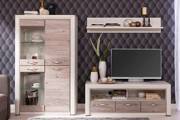 Шкаф-витрина "ОЛИВИЯ" 2V2D