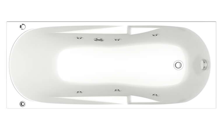 Ванна акриловая BAS "ИБИЦА" 150Х70 с г/м FLAT Ванна акриловая BAS "ИБИЦА" 150Х70 с г/м FLAT