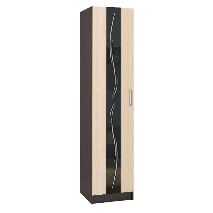 Шкаф-пенал "Эрика" Венге/Дуб молочный Шкаф-пенал "Эрика" Венге/Дуб молочный