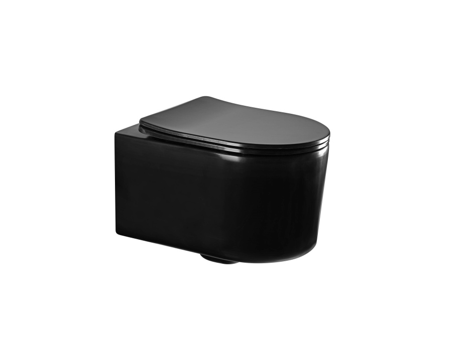 Унитаз подвесной Aquatek "МИЯ" 490Х370Х340 с легкосъемным сиденьем Soft Close