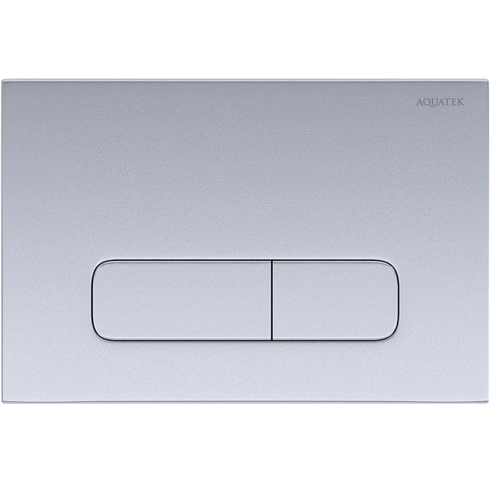 Клавиша смыва Aquatek KDI-0000014 Хром матовая