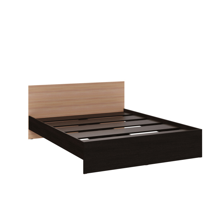 Кровать "Ронда" 1,4 Венге/Дуб Беленый