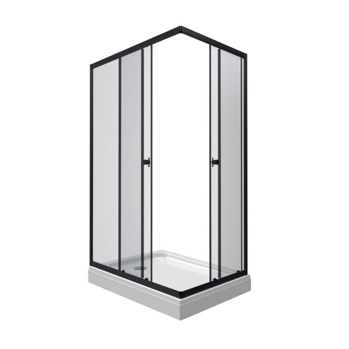 Душевое ограждение Triton Вента Блэк 1000Х800Х2020