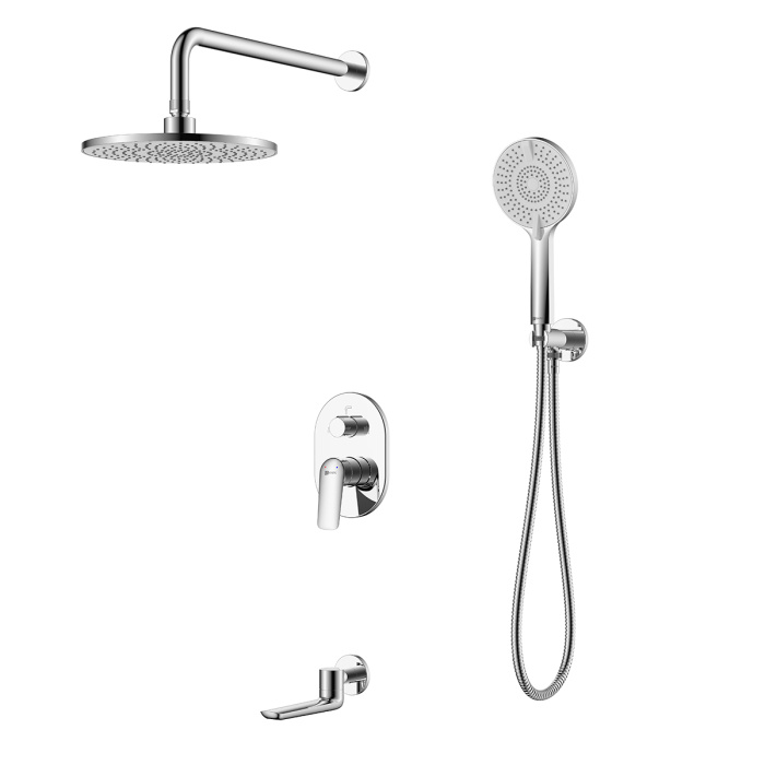 Смеситель для ванны и душа Lemark Verba LM11422C , встраиваемый