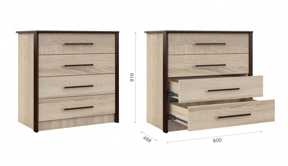 Комод 80 "Эшли" Комод 80 "Эшли"