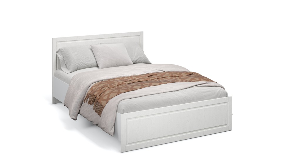 Кровать 140 без ПМ "Лацио" без ламелей Кровать 140 без ПМ "Лацио" без ламелей